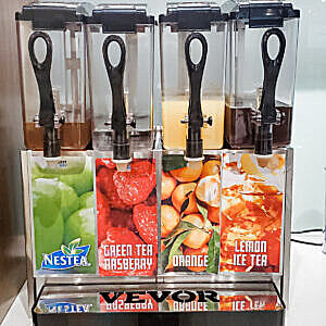 Complimentary Juice Bar in West Quay Offices