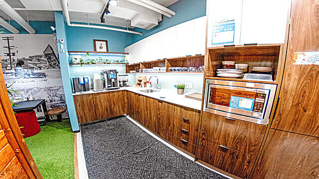 Beyond the Home Office: Why North Vancouver's Top Professionals Choose West Quay Offices 6 Kitchen Area