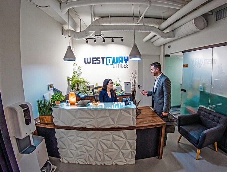 Etiquette Rules and Best Practices for Safe Working in West Quay Offices 29 Reception