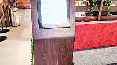 Reception Check in Kiosk West Quay Offices Reception Check-in Kiosk
