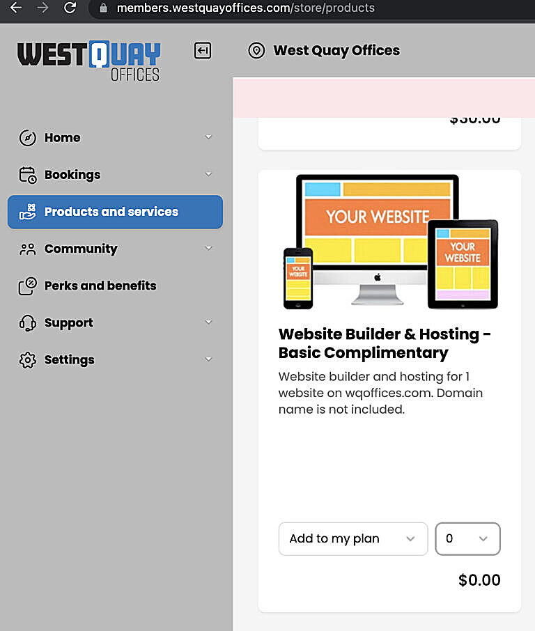 How to Add Website Builder to Your Account West Quay Offices How to Add Website Builder to Your Account?