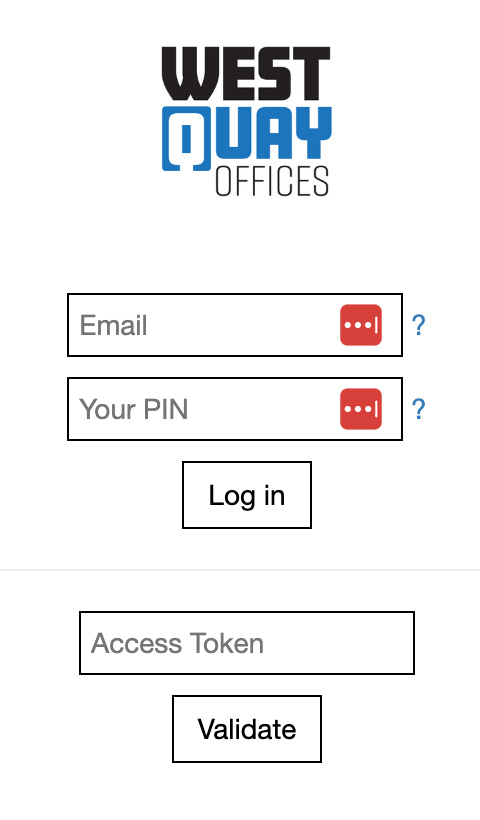 login screen.jpg in West Quay Offices